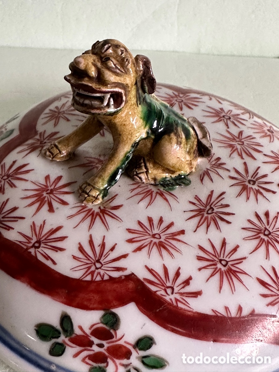 Antig&uuml;edades: Porcelana china tapa - Foto 4