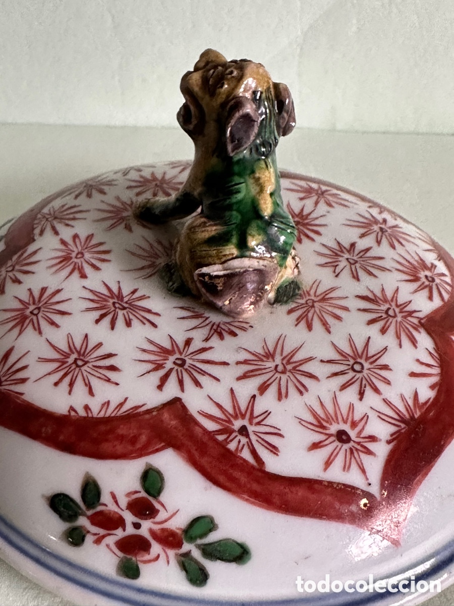 Antig&uuml;edades: Porcelana china tapa - Foto 5