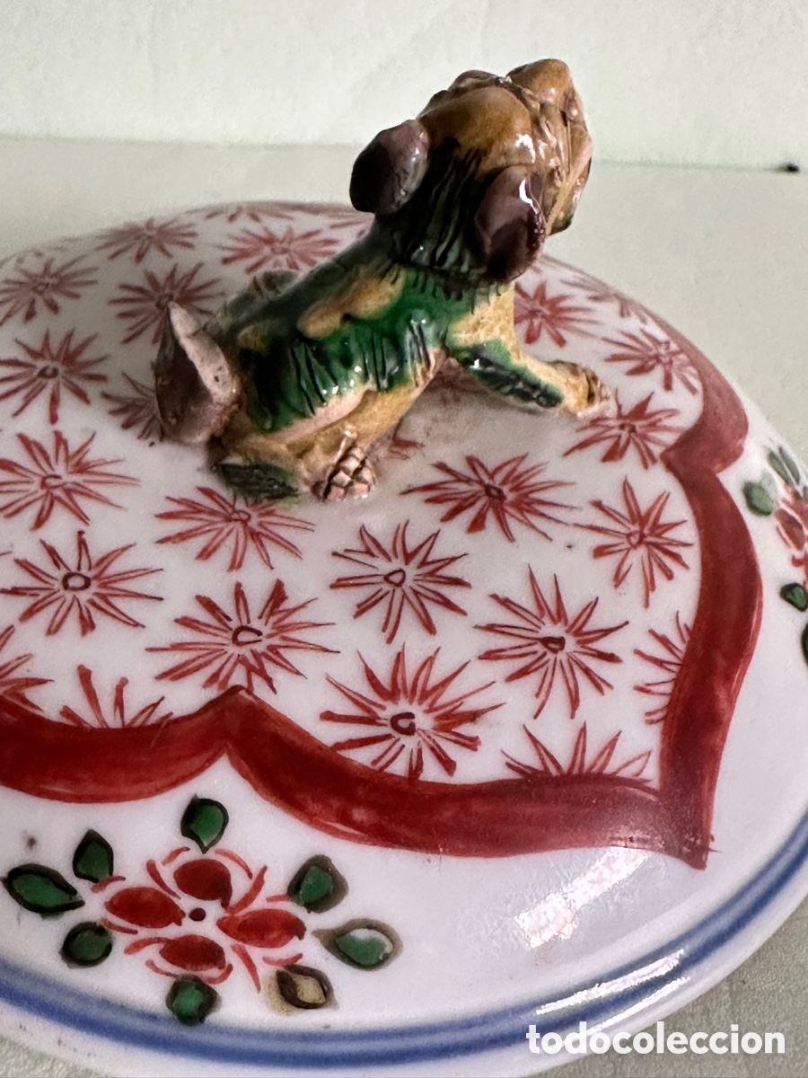 Antig&uuml;edades: Porcelana china tapa - Foto 8