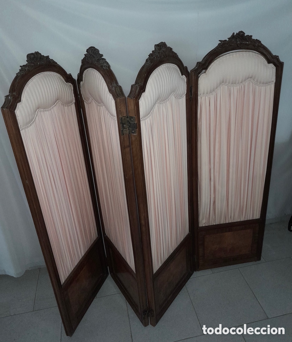 Antig&uuml;edades: Biombo de cuatro paneles - Foto 1