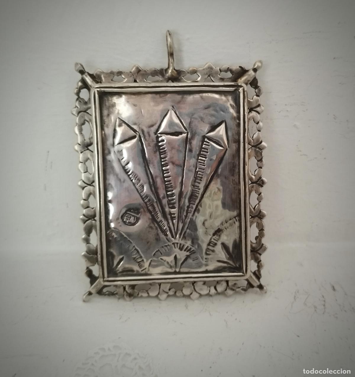Antig&uuml;edades: RELICARIO DE PLATA, 13 cm - Foto 4