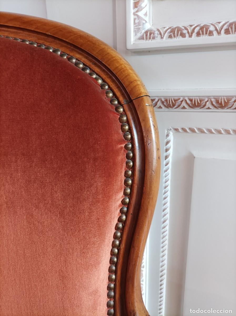 Antig&uuml;edades: Sill&oacute;n Epoca Louis Philippe - Foto 5