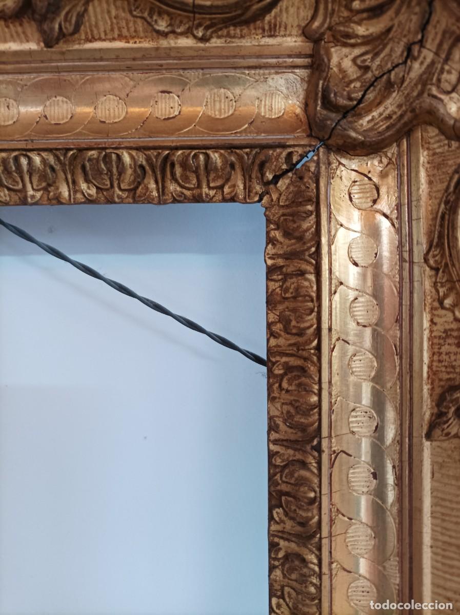 Antig&uuml;edades: Marco Antiguo. S.XIX. Madera y Pan de Oro - Foto 6