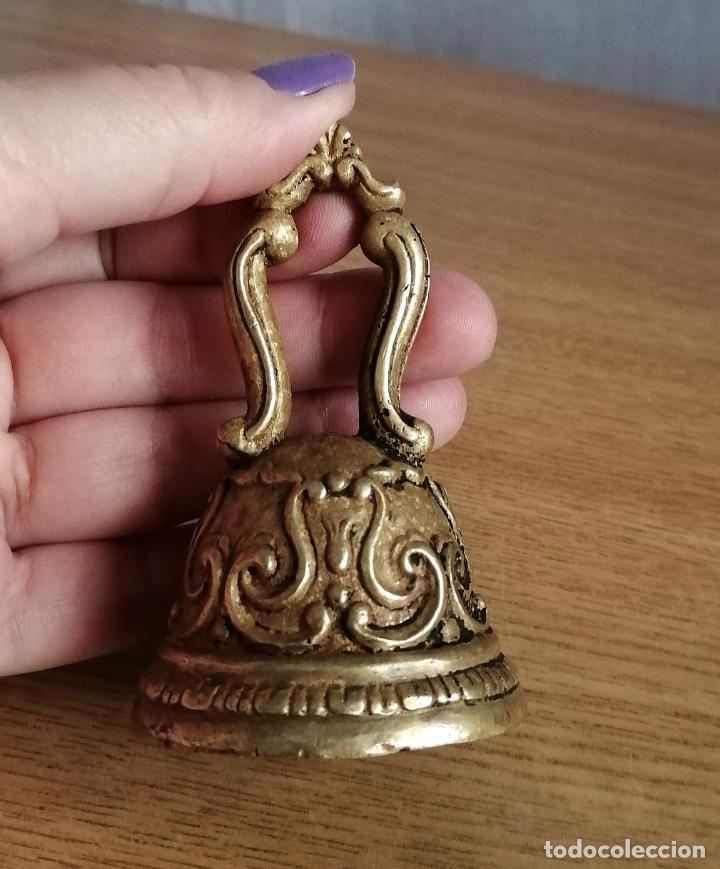 Antig&uuml;edades: ANTIGUA CAMPANA DE BRONCE, METAL. - Foto 5