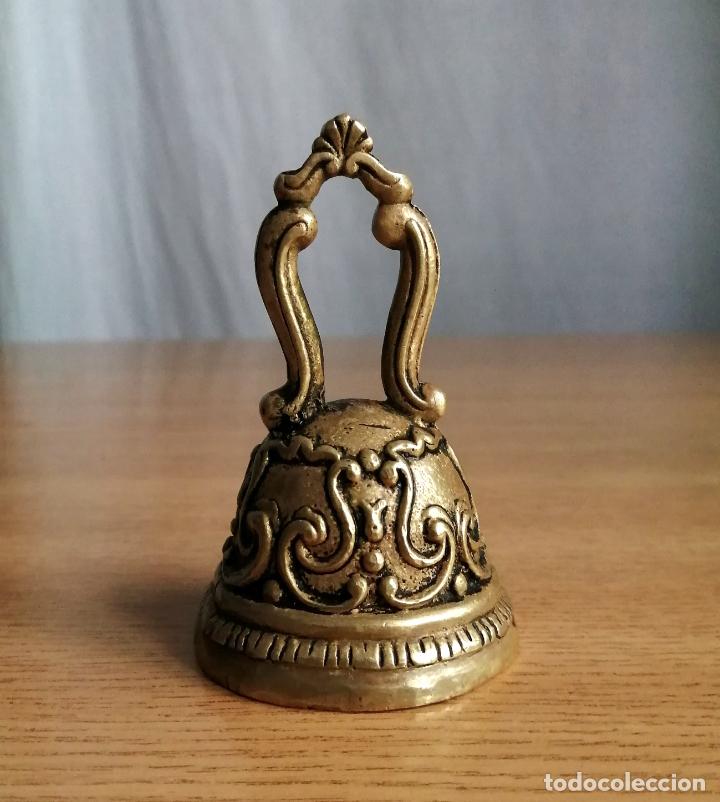 Antig&uuml;edades: ANTIGUA CAMPANA DE BRONCE, METAL. - Foto 1