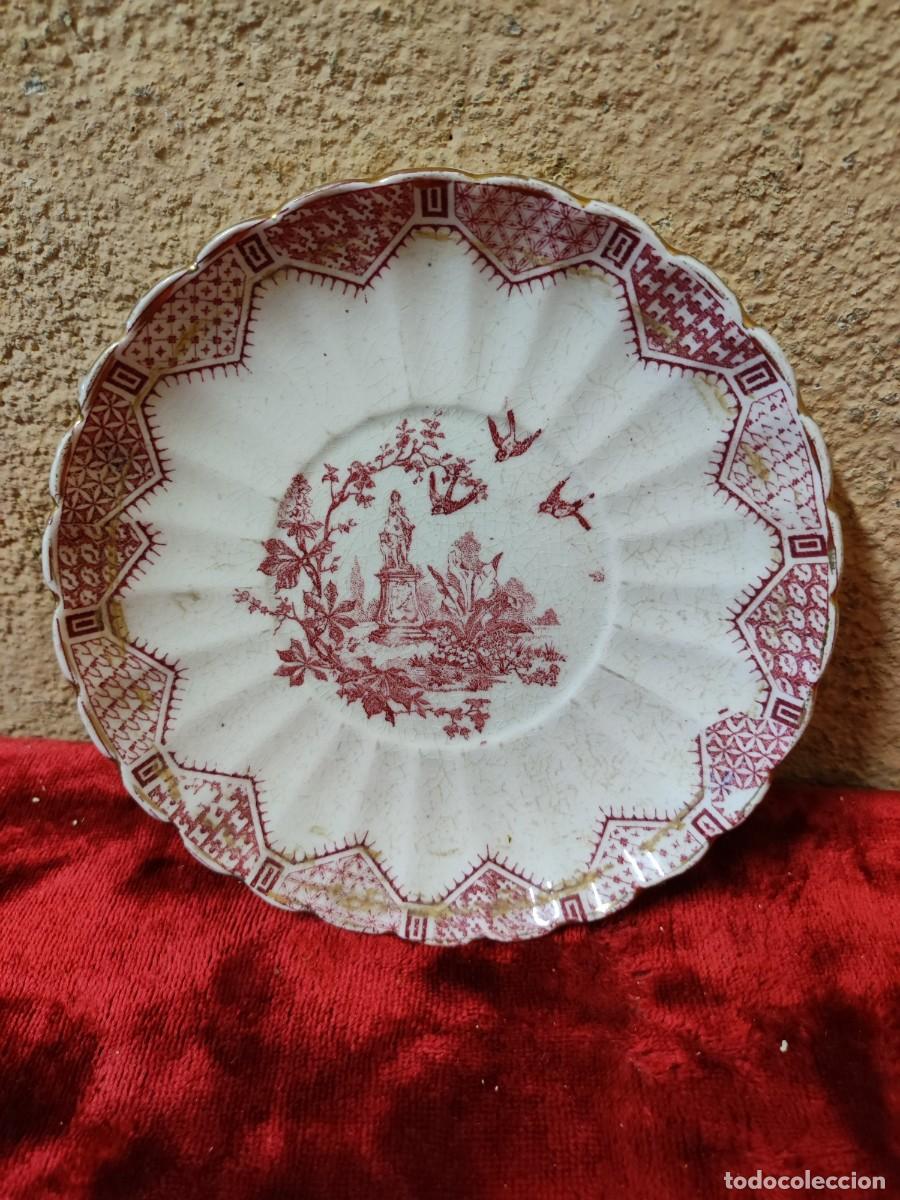 Antig&uuml;edades: Platito porcelana - Foto 1
