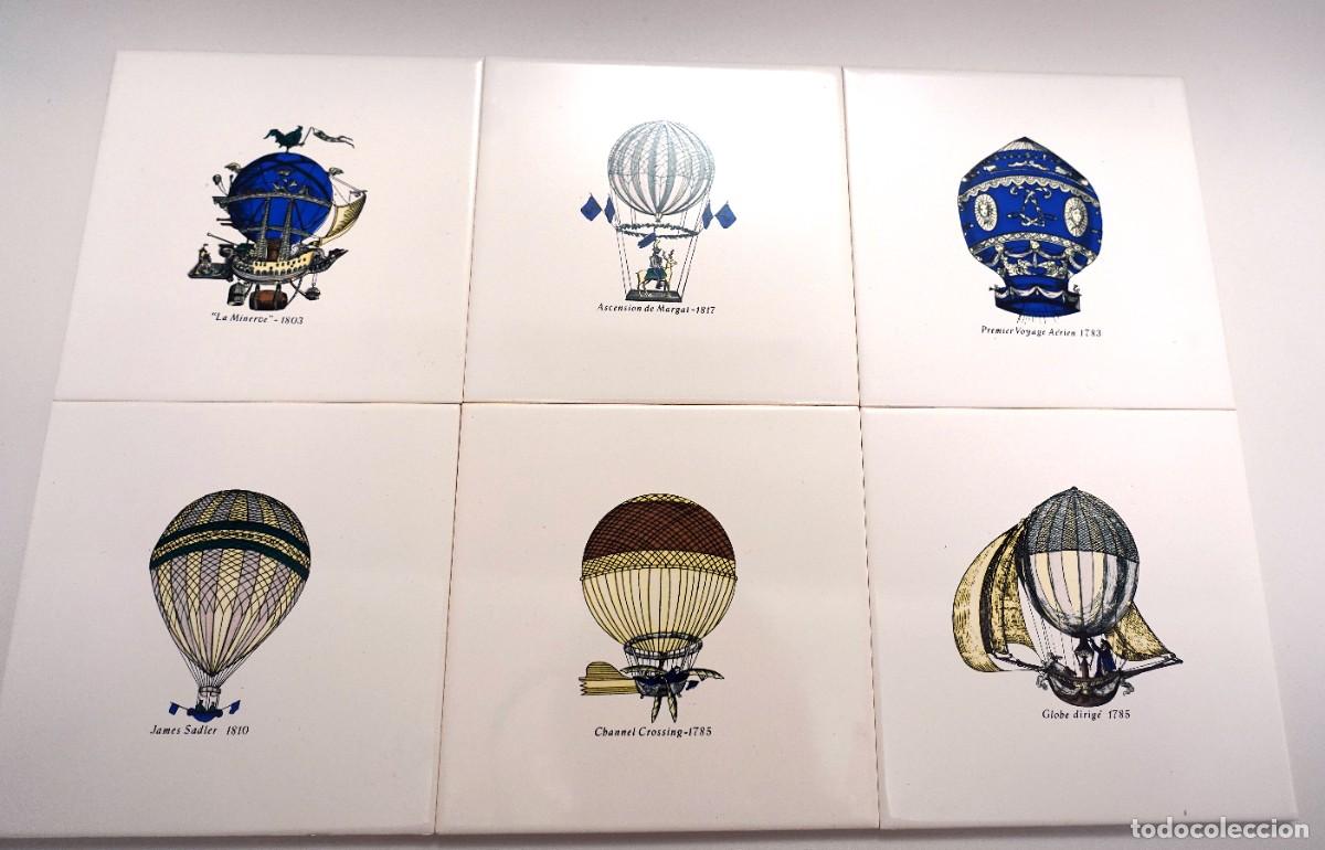 Antig&uuml;edades: Azulejos decorativos +6 unidades - Foto 1