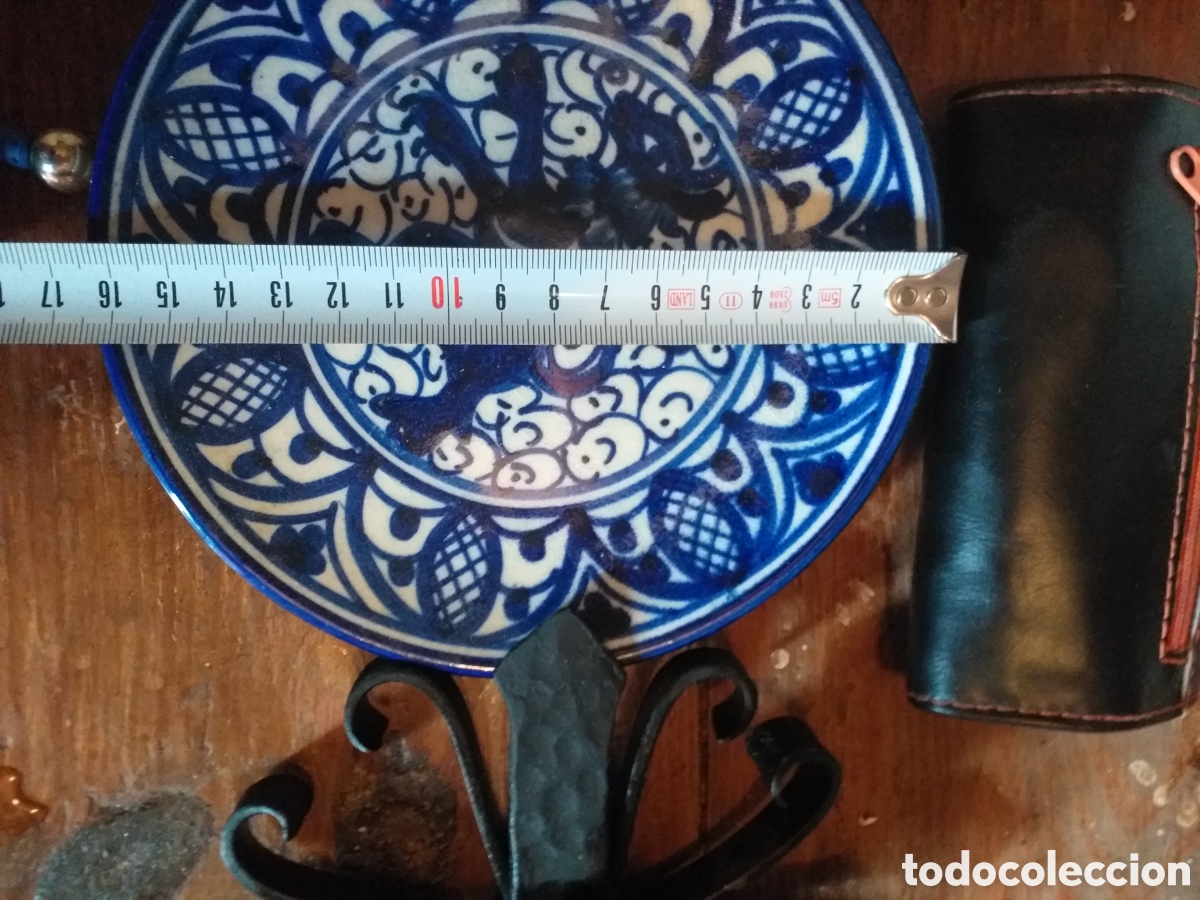 Antig&uuml;edades: Manises Plato de cer&aacute;mica - Foto 2