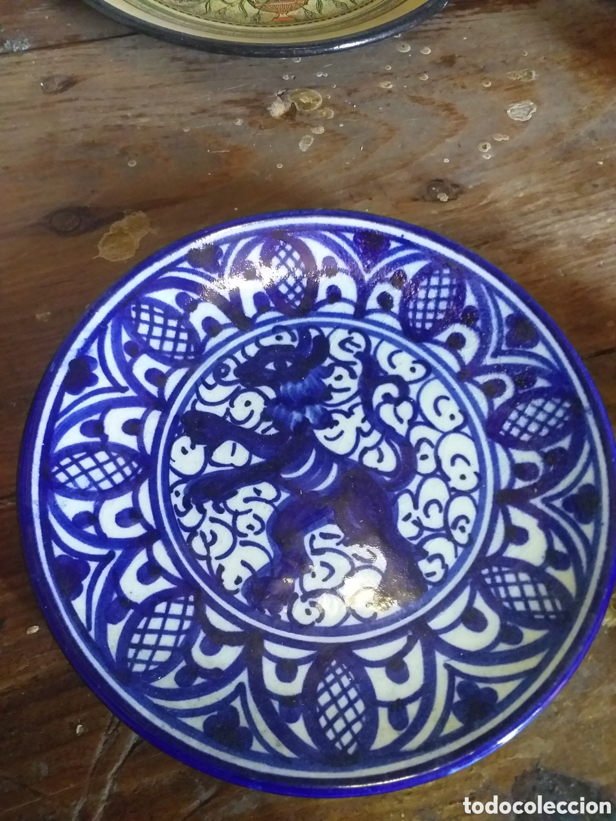 Antig&uuml;edades: Manises Plato de cer&aacute;mica - Foto 1