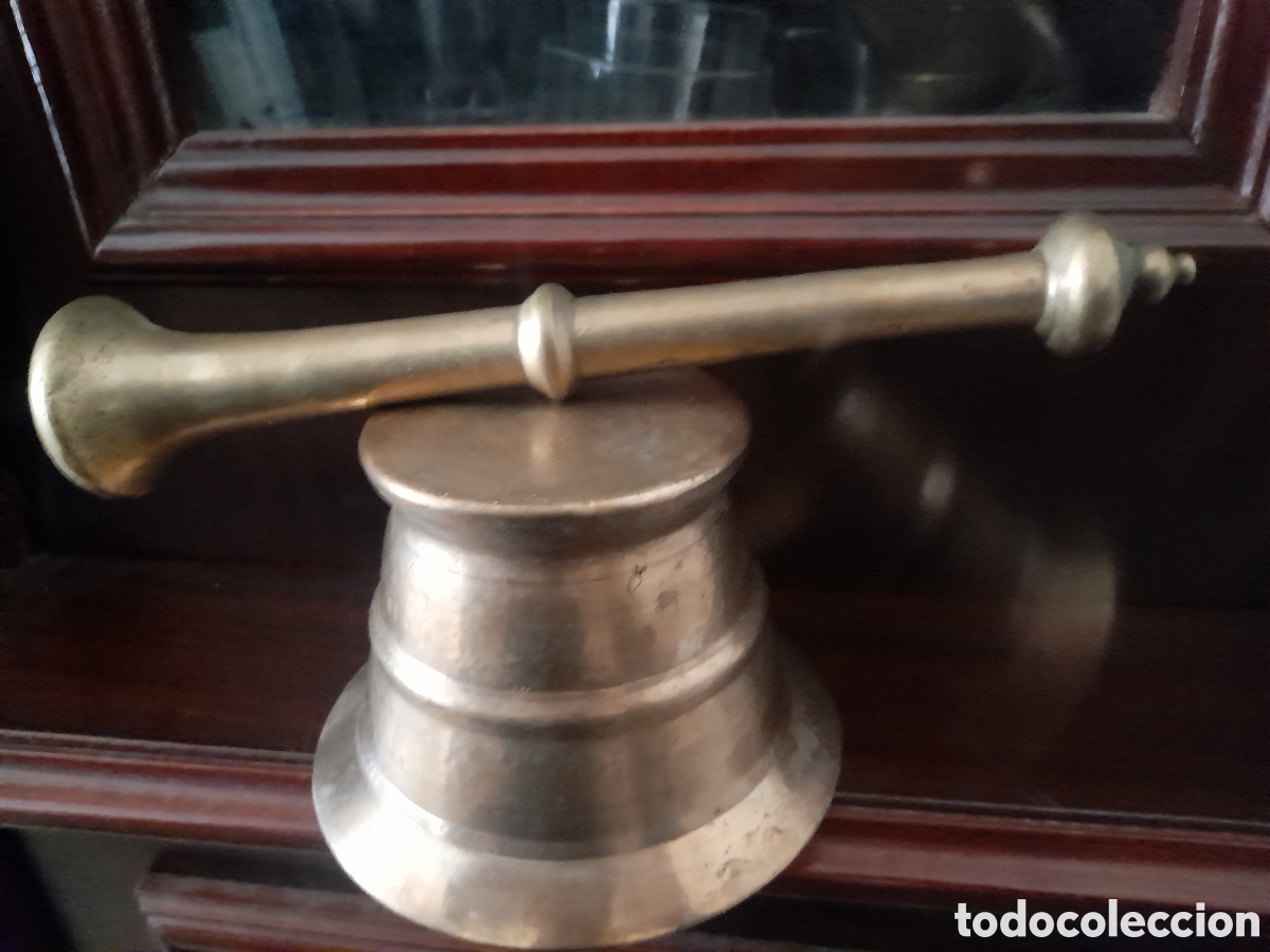 Antig&uuml;edades: Antiguo gran almirez - Foto 4