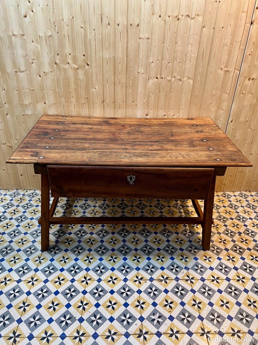 Antig&uuml;edades: ANTIGUA MESA TOCINERA SIGLO XVIII - Foto 5