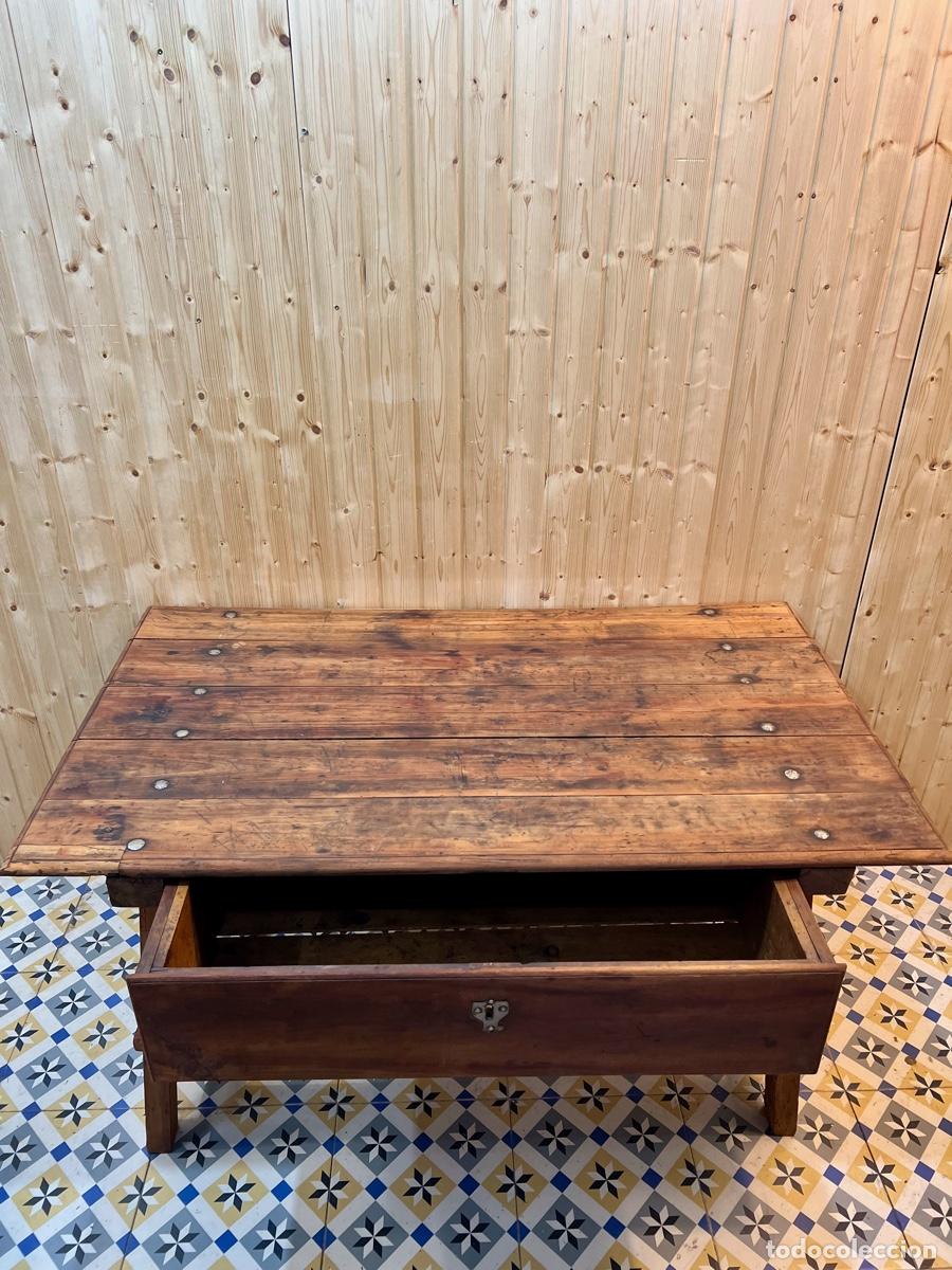 Antig&uuml;edades: ANTIGUA MESA TOCINERA SIGLO XVIII - Foto 7