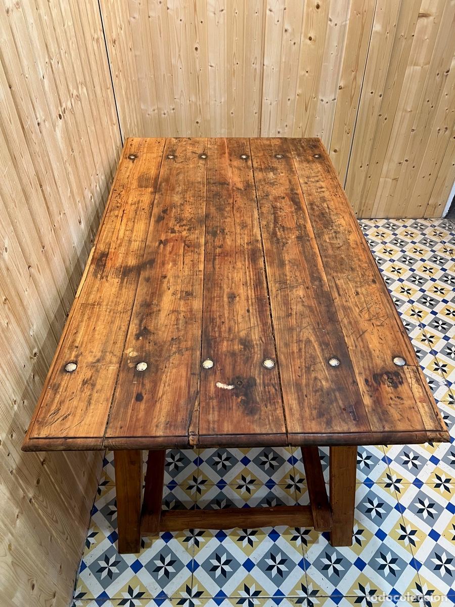 Antig&uuml;edades: ANTIGUA MESA TOCINERA SIGLO XVIII - Foto 10