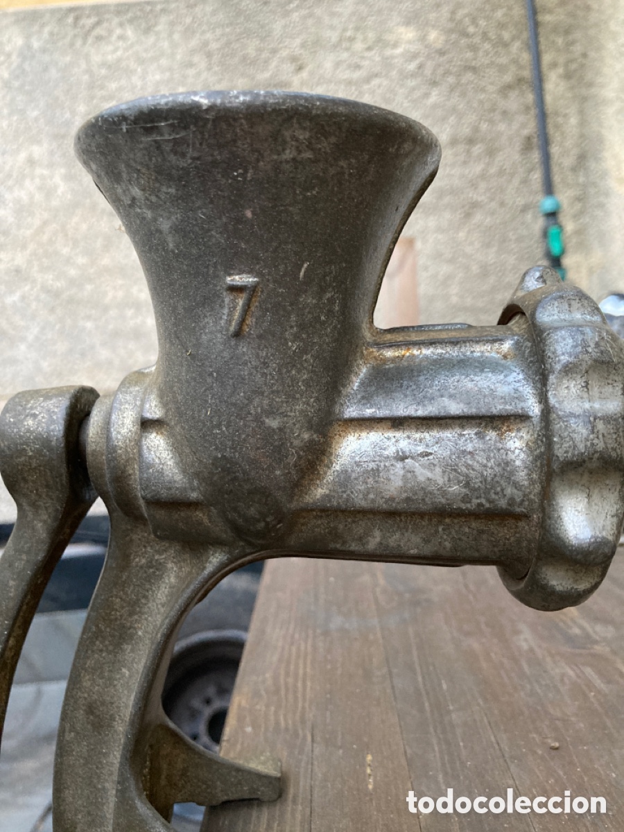 Antig&uuml;edades: Picadora de carne manual - Foto 2
