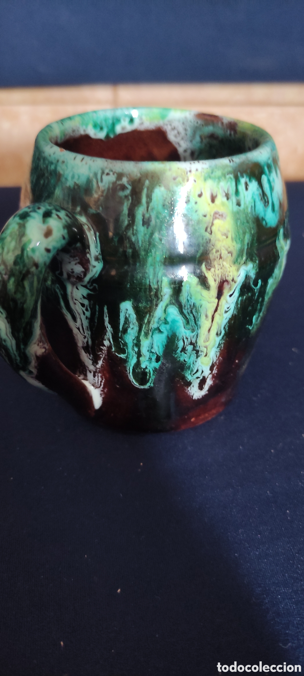 Antig&uuml;edades: ANTIGUA JARRA DE CERAMICA - Foto 4