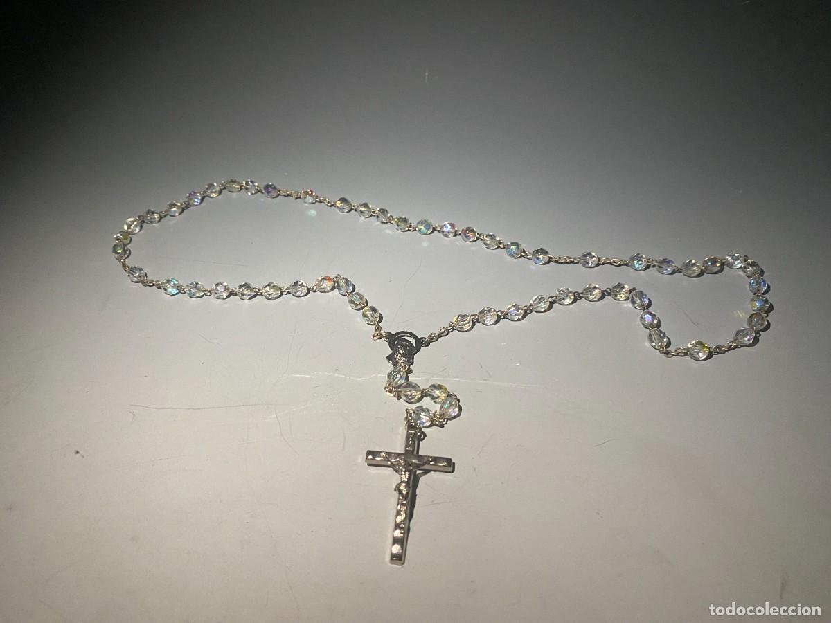 Antig&uuml;edades: ROSARIO DE CRISTAL - Foto 2