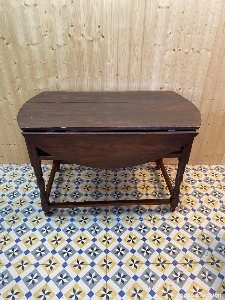 Antig&uuml;edades: ANTIGUA MESA CON ALAS S.XIX - Foto 4