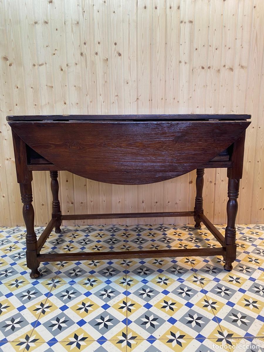 Antig&uuml;edades: ANTIGUA MESA CON ALAS S.XIX - Foto 5