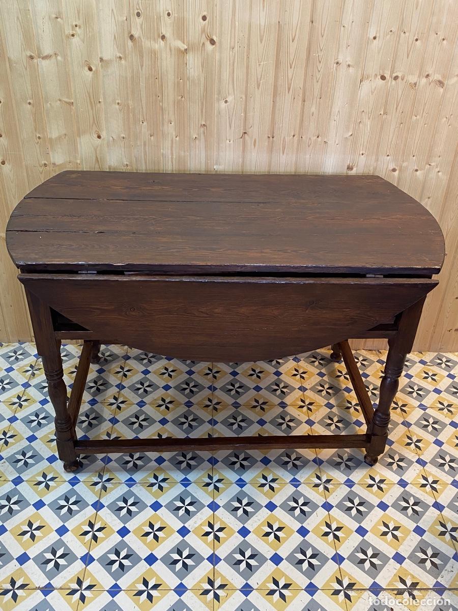 Antig&uuml;edades: ANTIGUA MESA CON ALAS S.XIX - Foto 6