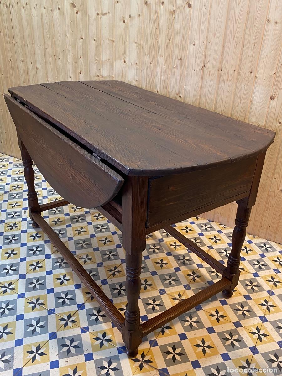Antig&uuml;edades: ANTIGUA MESA CON ALAS S.XIX - Foto 3