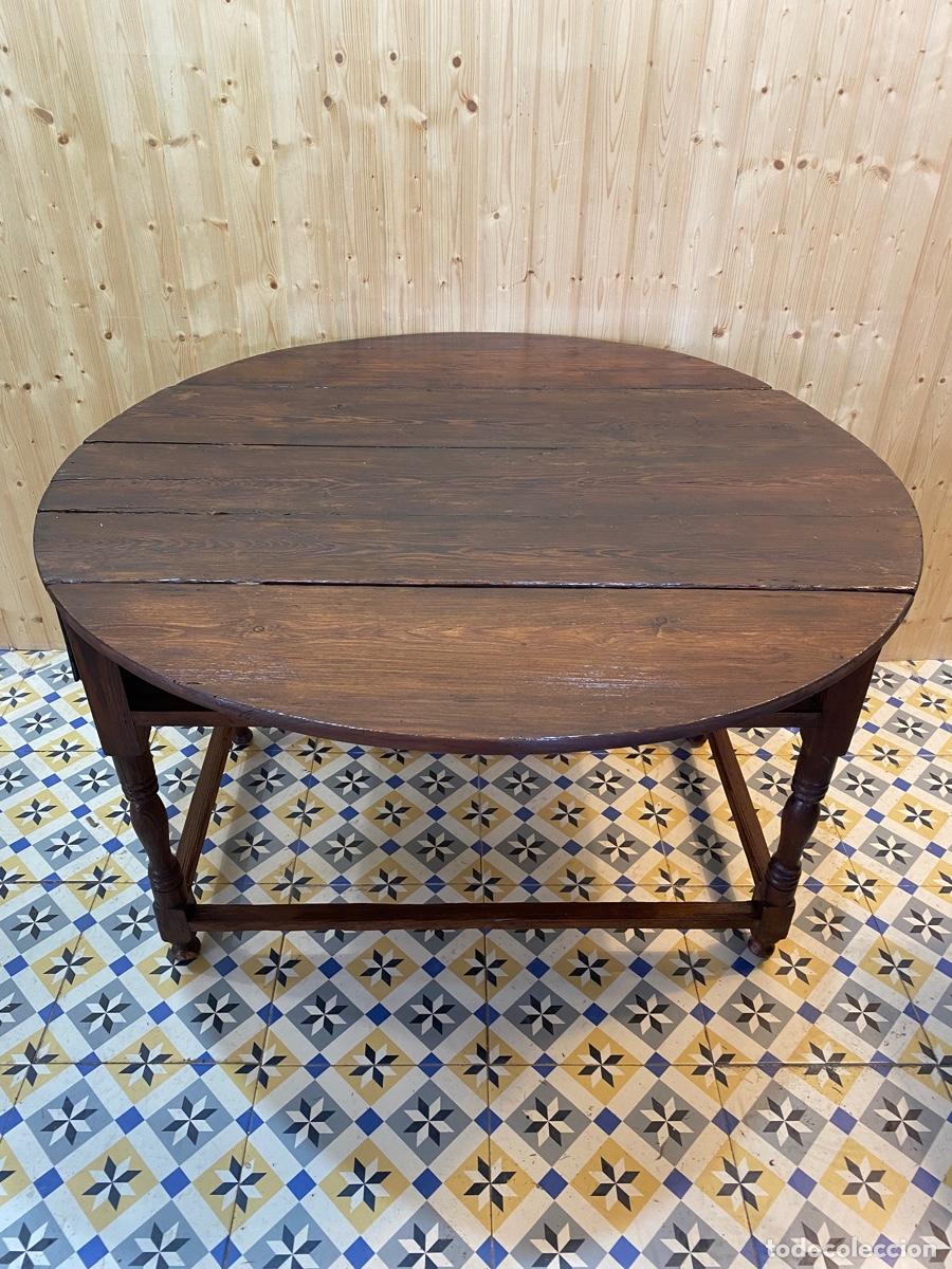Antig&uuml;edades: ANTIGUA MESA CON ALAS S.XIX - Foto 2