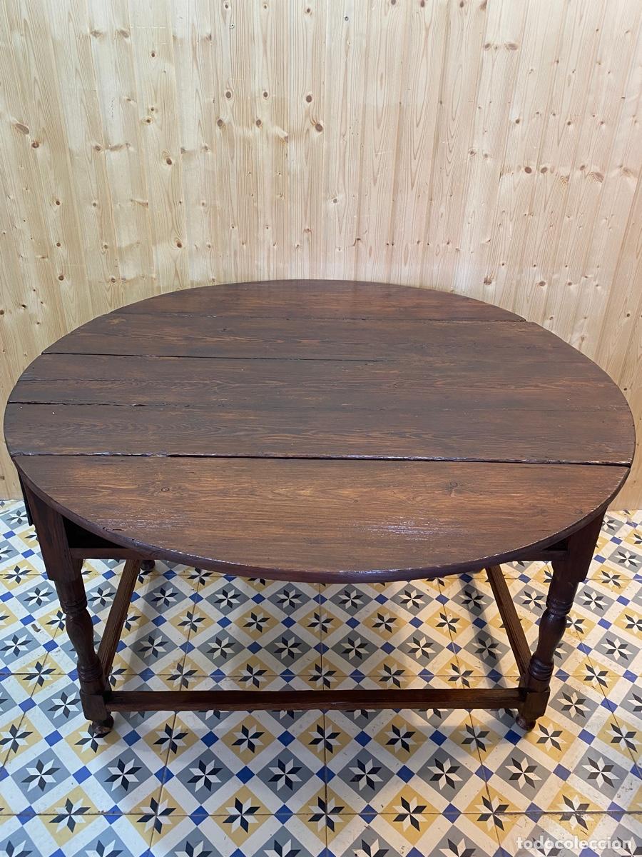 Antig&uuml;edades: ANTIGUA MESA CON ALAS S.XIX - Foto 9