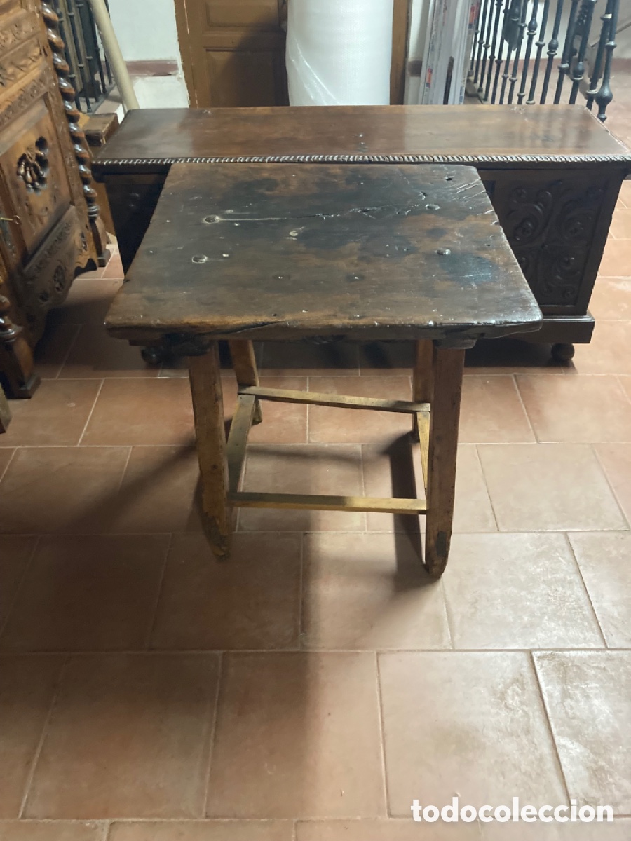tablero antiguo de madera de nogal español, de - Compra venta en  todocoleccion