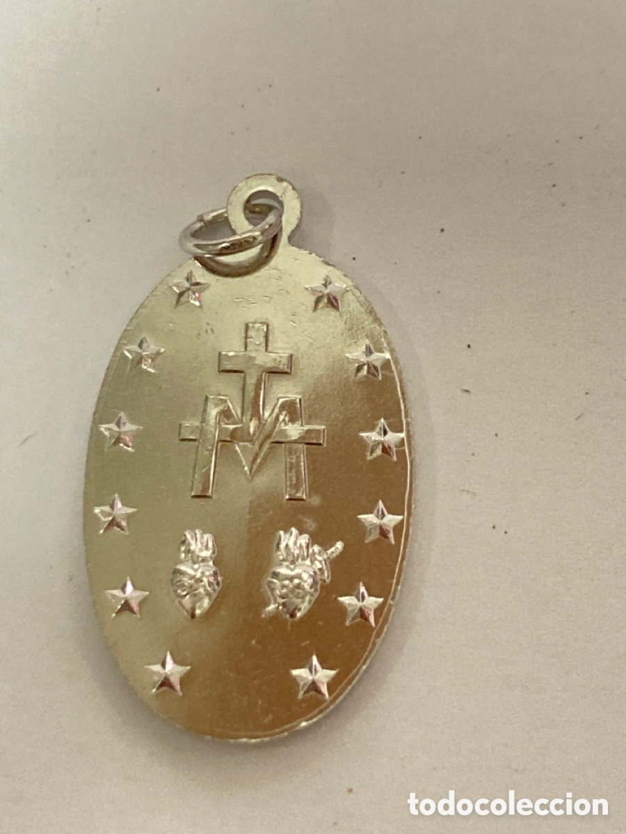 Antig&uuml;edades: Medalla de plata de la Virgen / C06 - Foto 3
