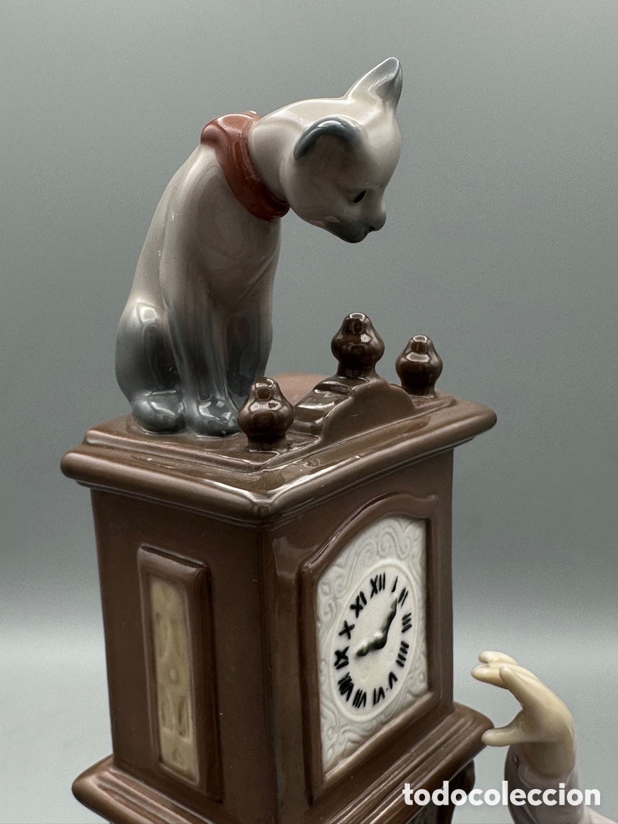 Antig&uuml;edades: REF: 01005347 &ldquo;NI&Ntilde;ITA PONIENDO LA HORA&rdquo; LLADR&Oacute; - Foto 5