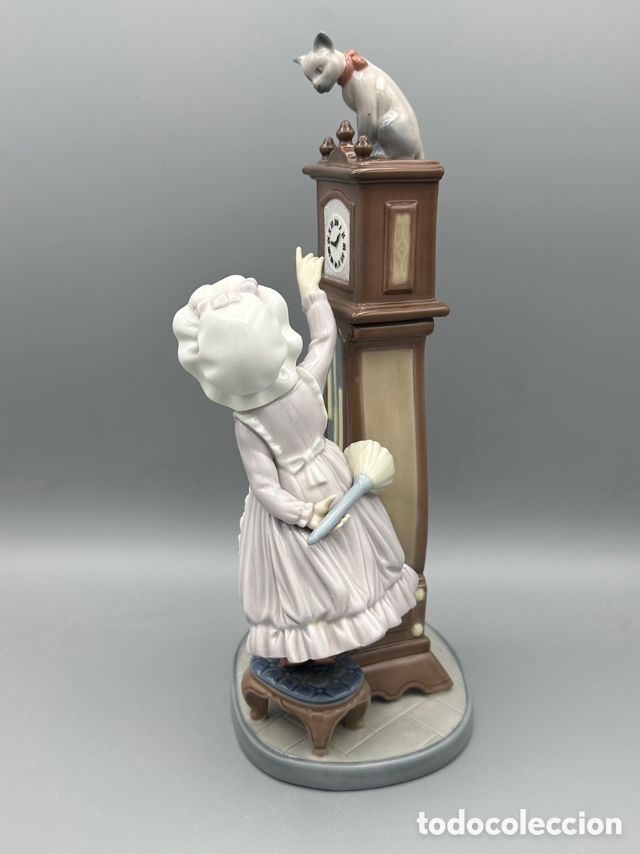 Antig&uuml;edades: REF: 01005347 &ldquo;NI&Ntilde;ITA PONIENDO LA HORA&rdquo; LLADR&Oacute; - Foto 7