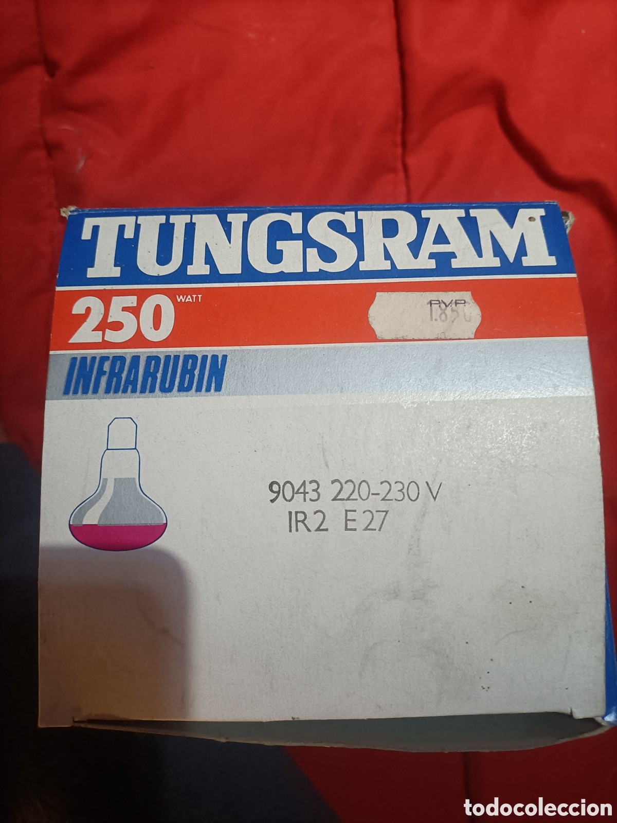 Antig&uuml;edades: Foco tungsram 250 infrarubin - Foto 4