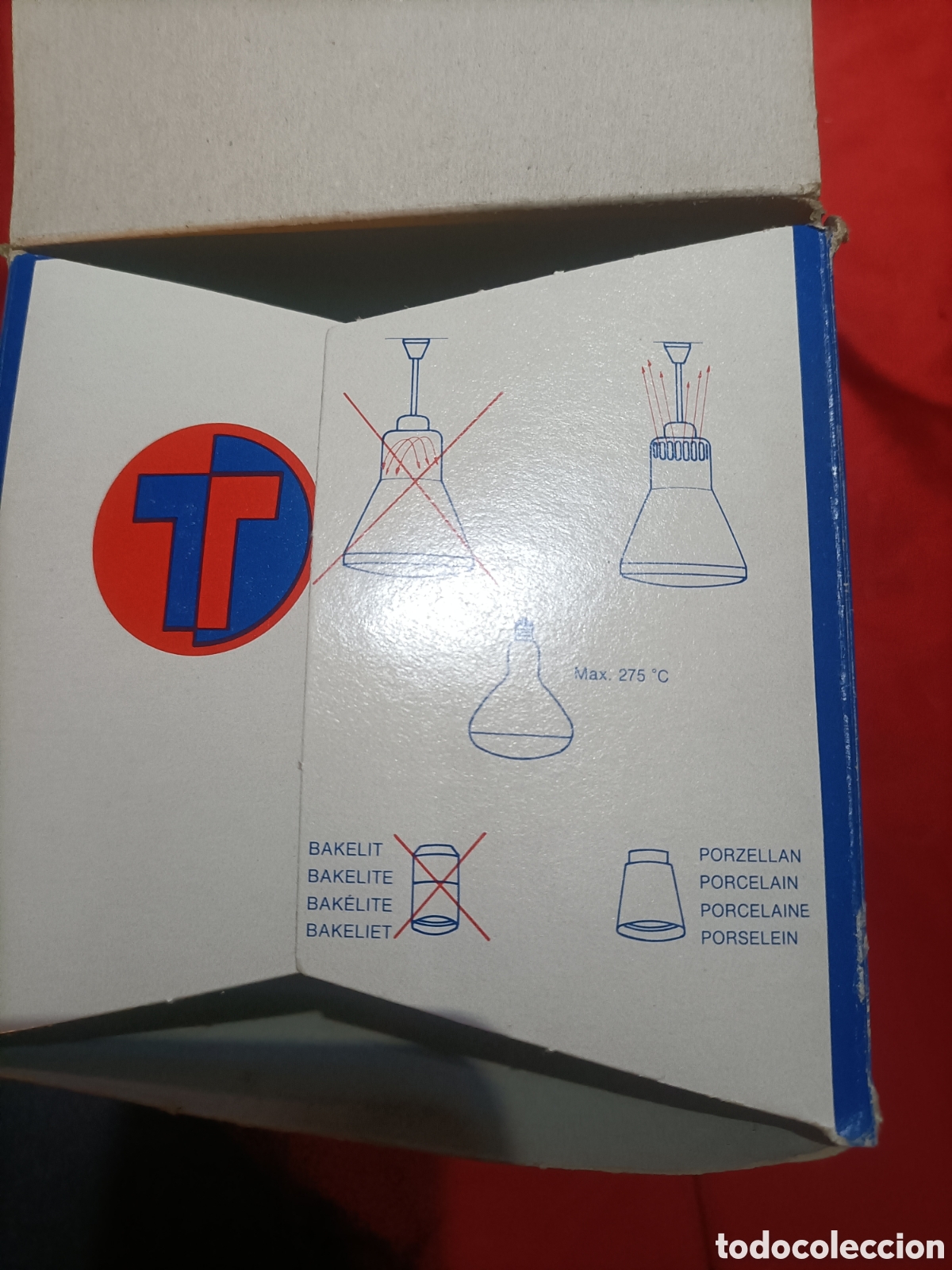 Antig&uuml;edades: Foco tungsram 250 infrarubin - Foto 5