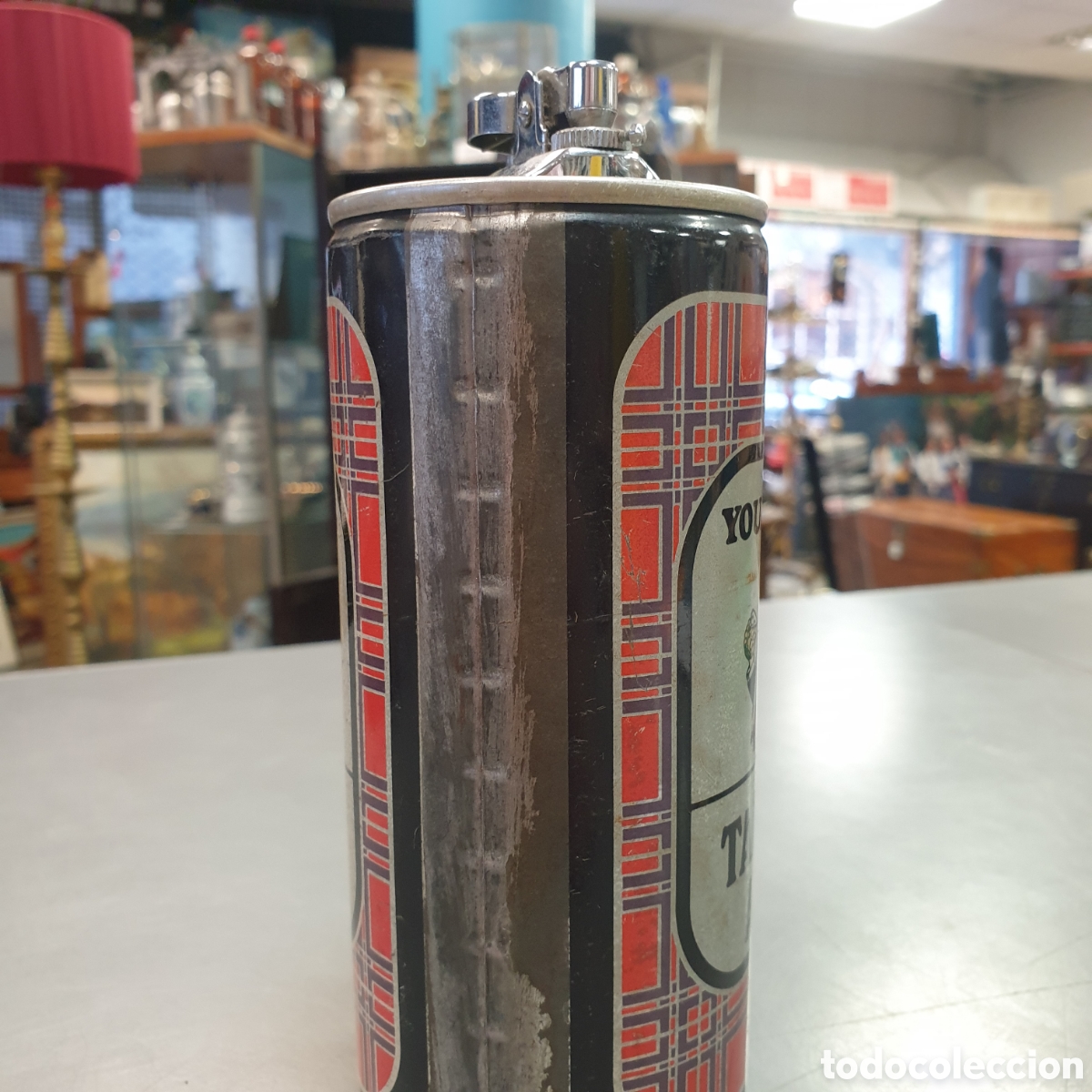 Antig&uuml;edades: Botella mechero TARTAN - Foto 3