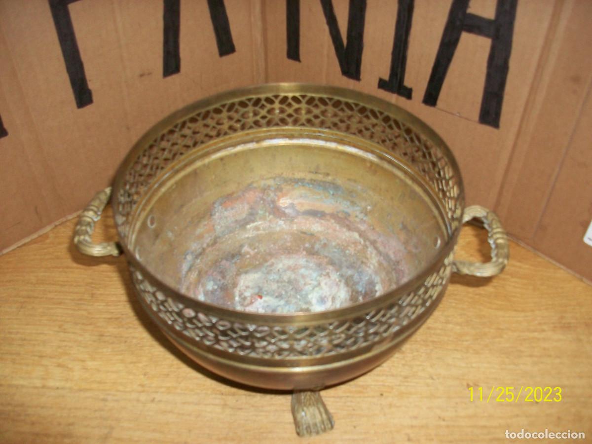 Antig&uuml;edades: ANTIGUO CENTRO DE MESA EN BRONCE - Foto 2