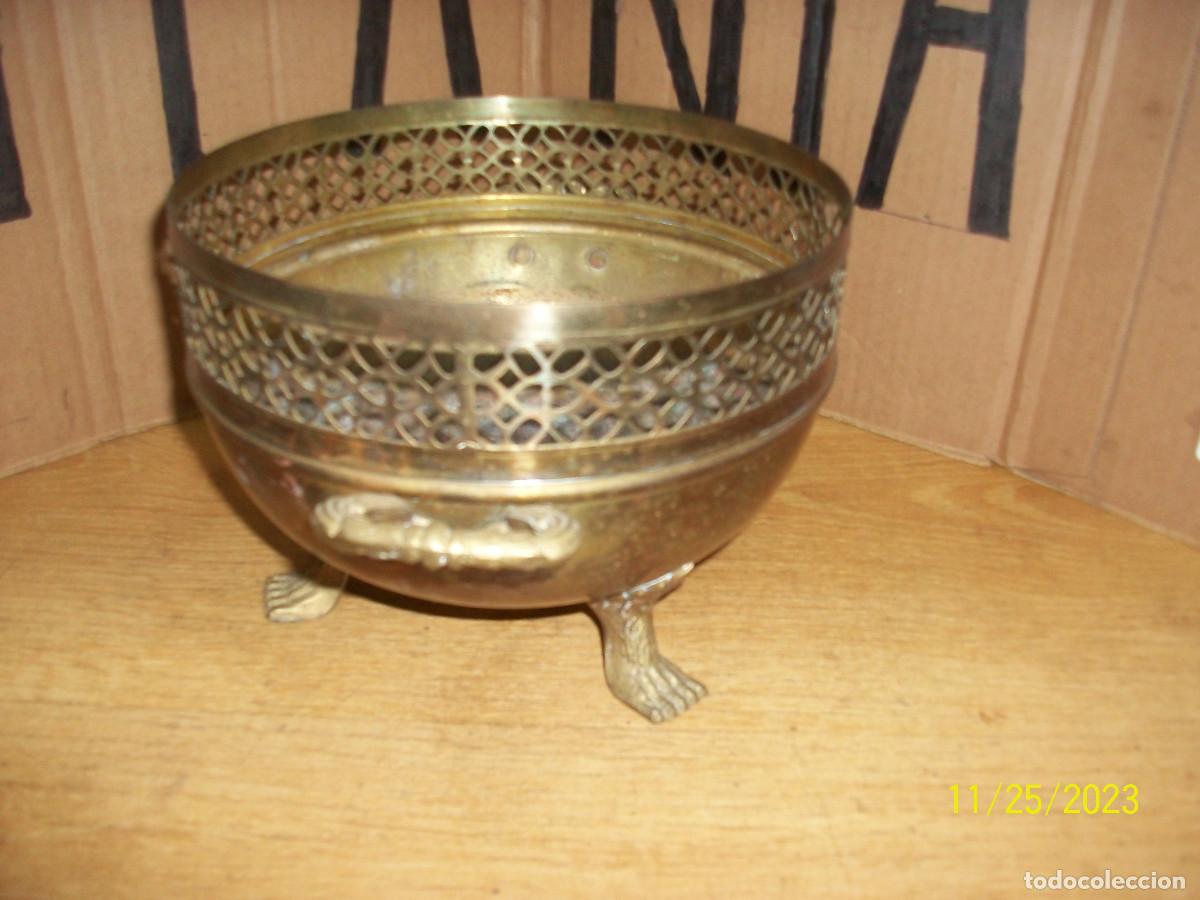 Antig&uuml;edades: ANTIGUO CENTRO DE MESA EN BRONCE - Foto 3