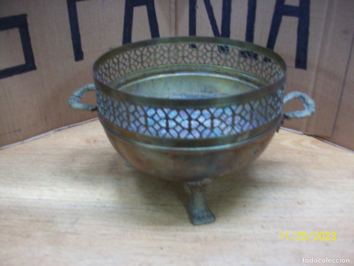 Antig&uuml;edades: ANTIGUO CENTRO DE MESA EN BRONCE - Foto 1