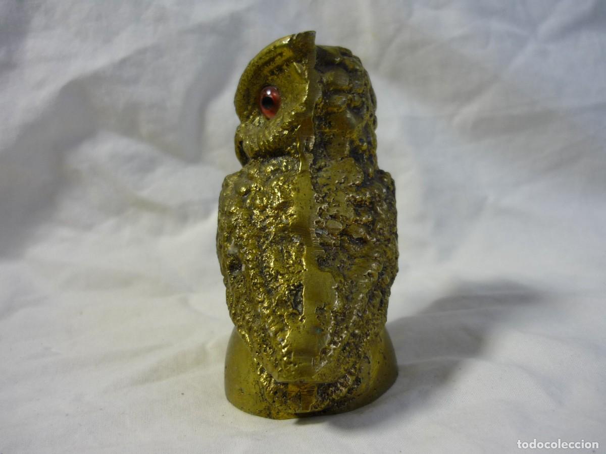 Antig&uuml;edades: Figura de buho en bronce macizo - Foto 3