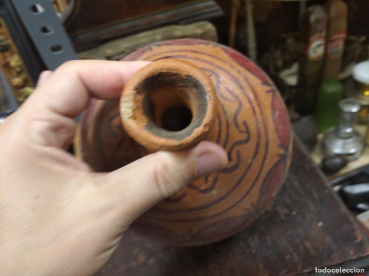 Antig&uuml;edades: ANTIGUO JARRON DE TERRACOTA PINTADA, A IDENTIFICAR - Foto 3