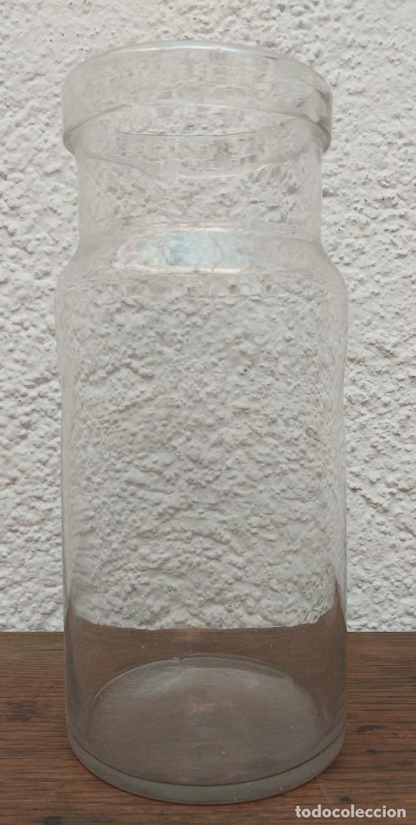 Antig&uuml;edades: TARRO DE CRISTAL TRANSPARENTE HECHO A MANO - Foto 2