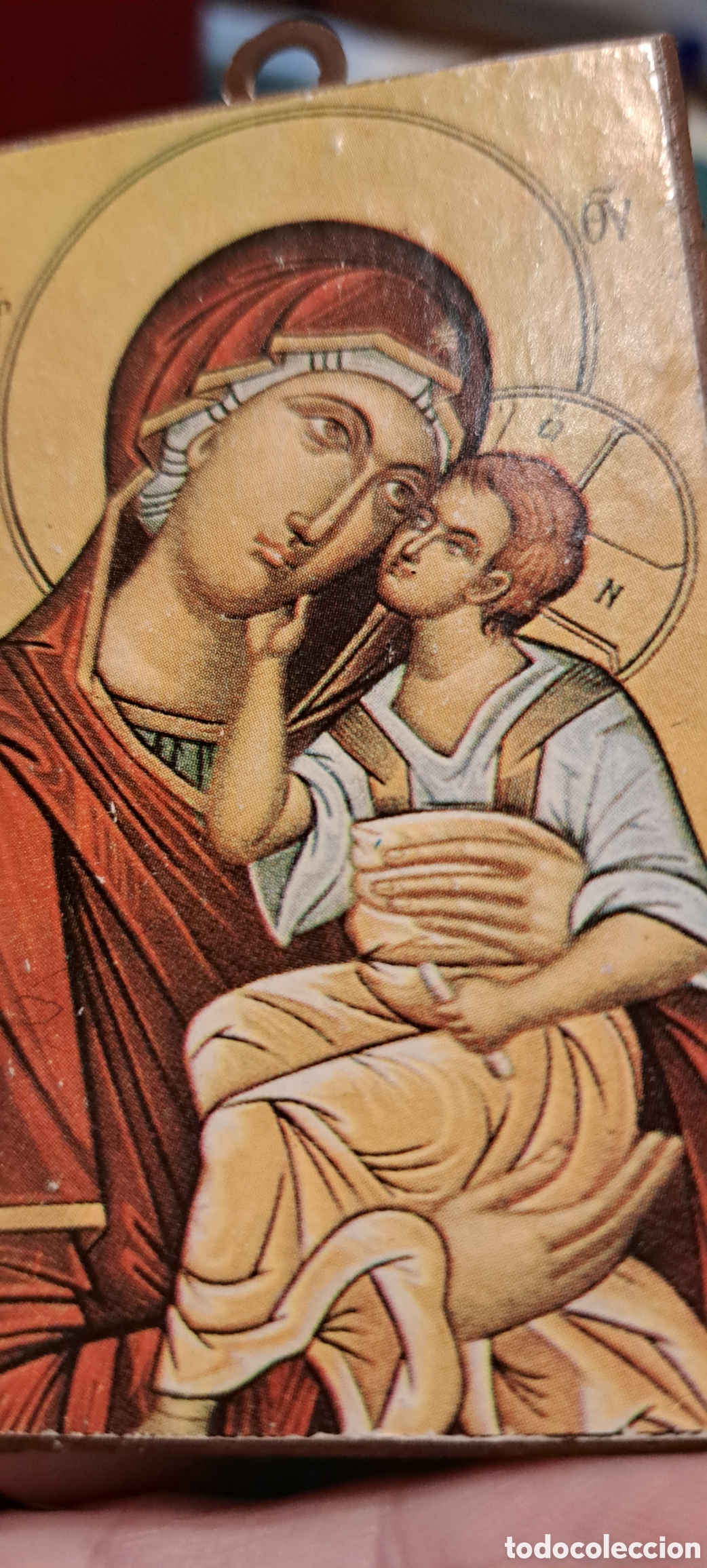Antig&uuml;edades: Imagen Virgen madera - Foto 2