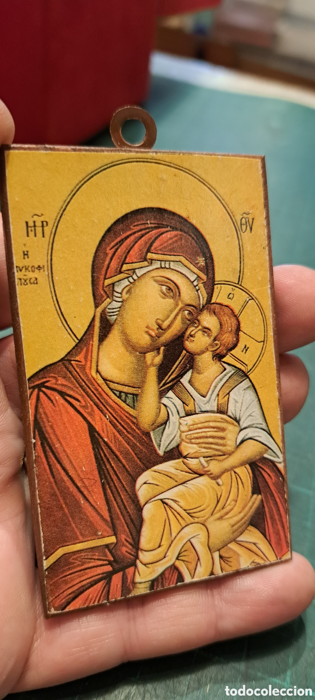 Antig&uuml;edades: Imagen Virgen madera - Foto 5