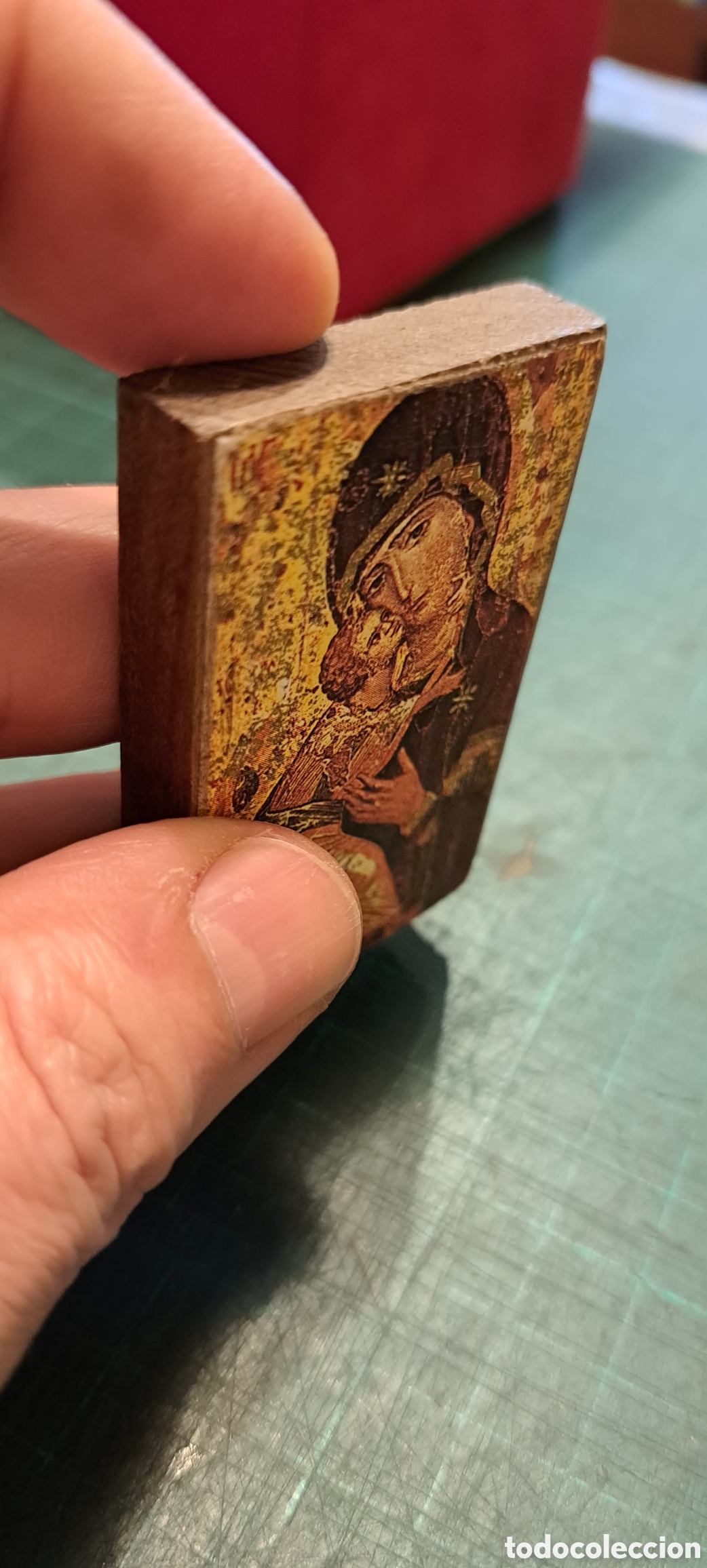 Antig&uuml;edades: Imagen Virgen madera - Foto 2