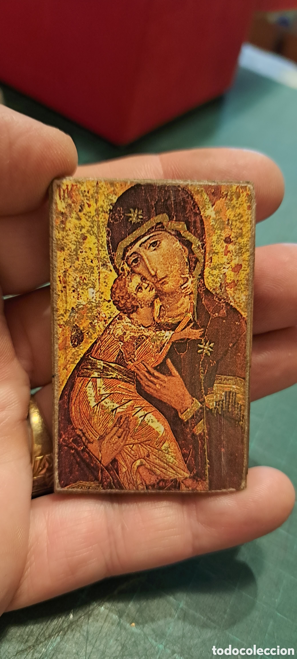 Antig&uuml;edades: Imagen Virgen madera - Foto 4