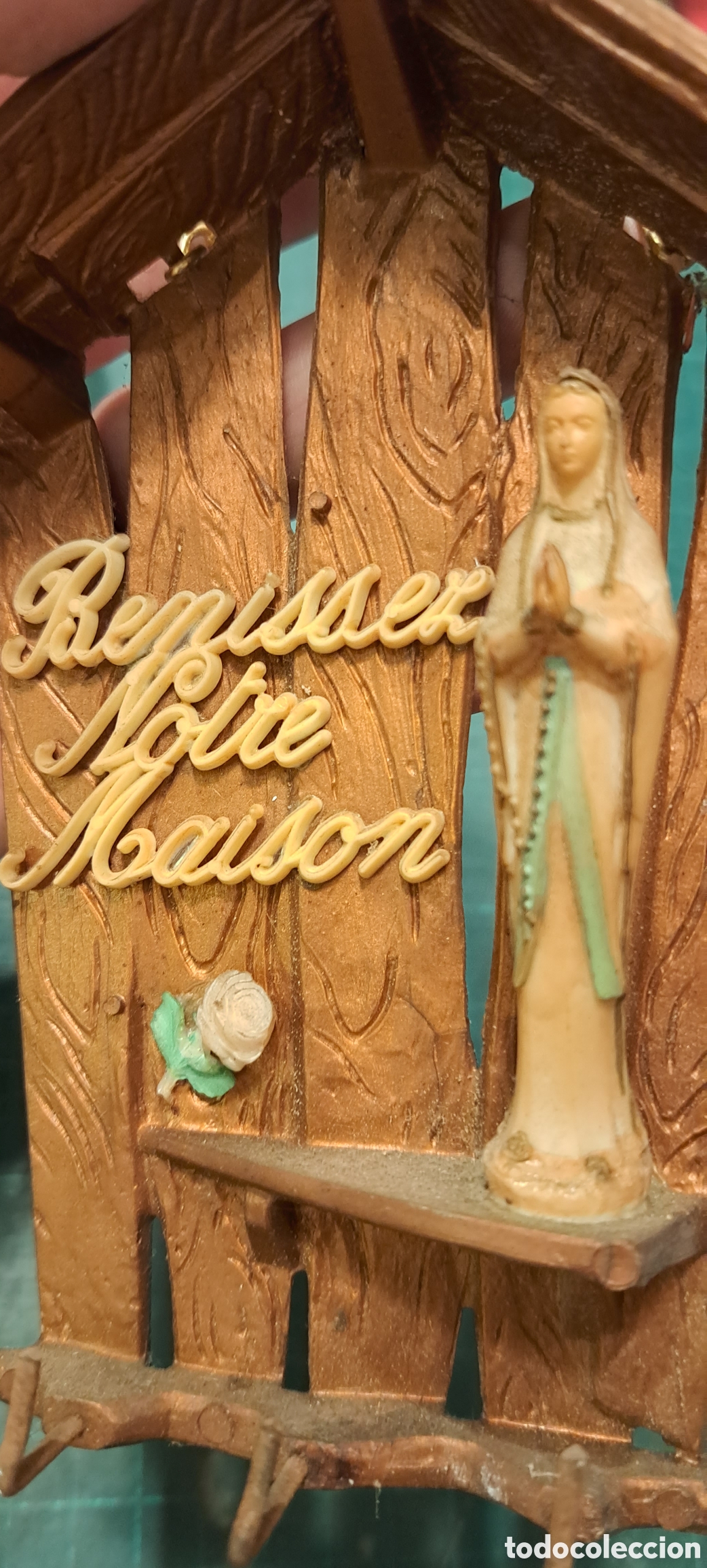 Antig&uuml;edades: Cuelga llaves Virgen - Foto 1