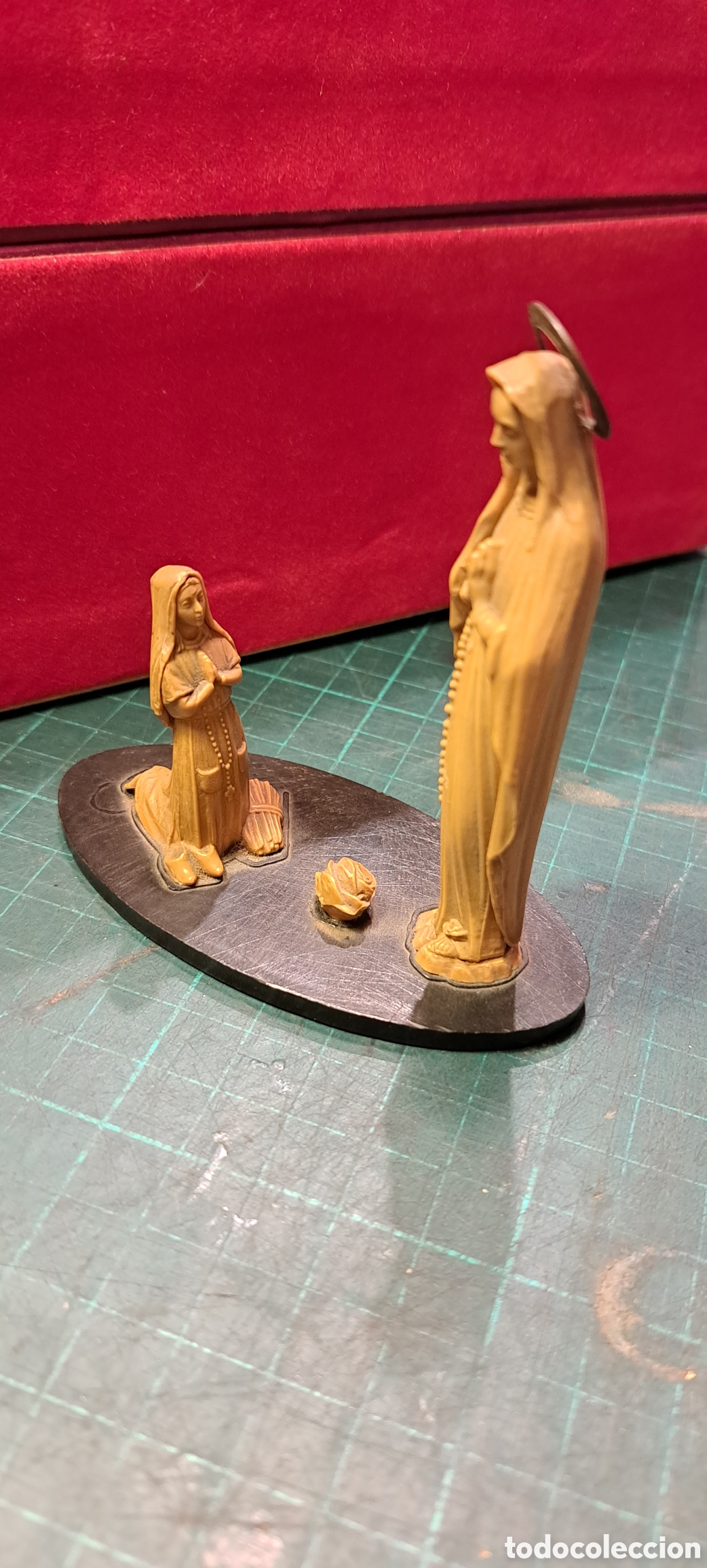 Antig&uuml;edades: Figura Virgen pl&aacute;stico - Foto 7