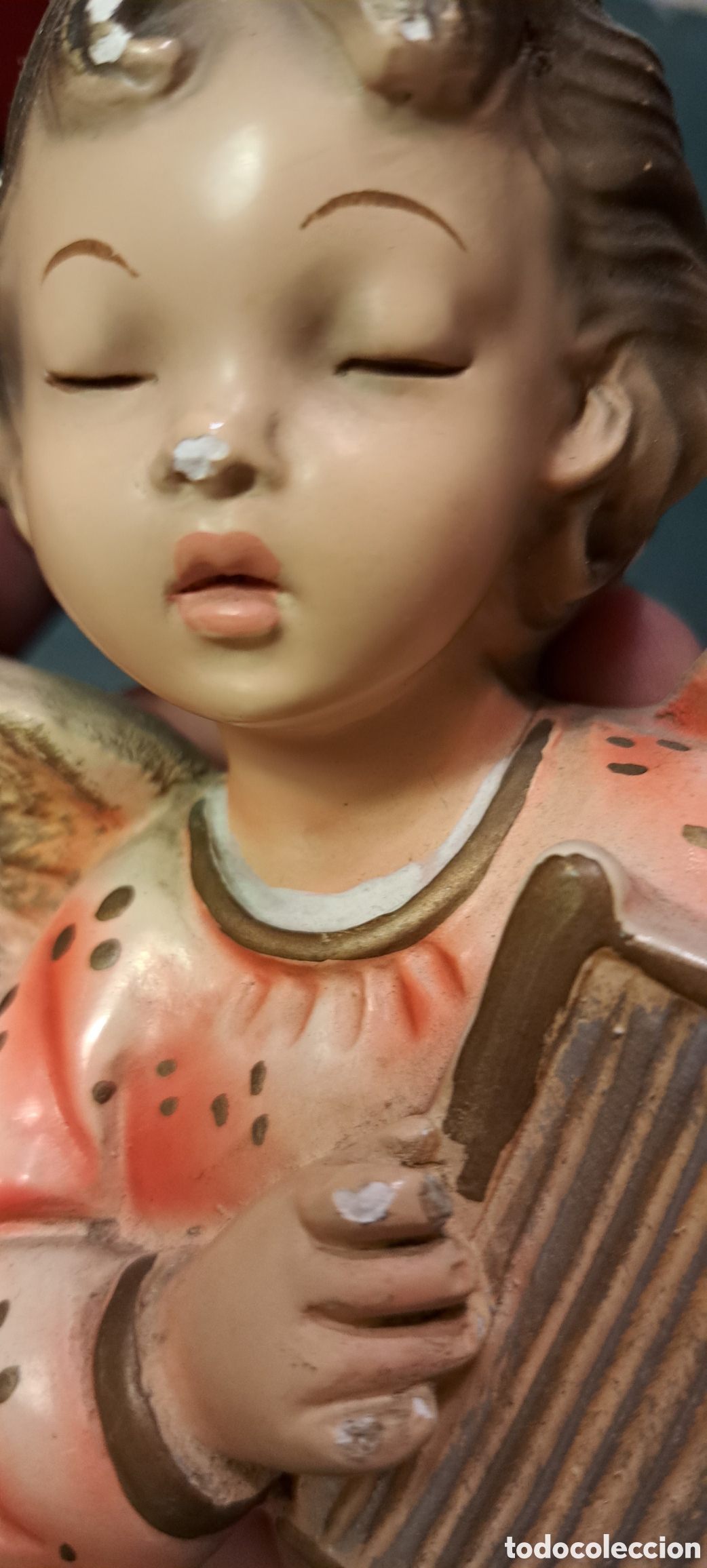Antig&uuml;edades: Figura Angelito antiguo - Foto 2