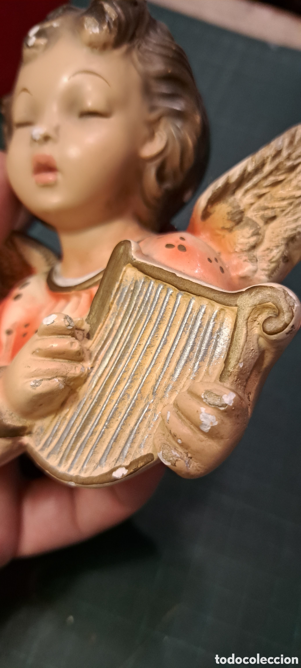 Antig&uuml;edades: Figura Angelito antiguo - Foto 6