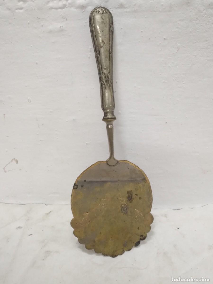 Antig&uuml;edades: Antigua Pala Servidor Para Postre Modernista - Foto 1