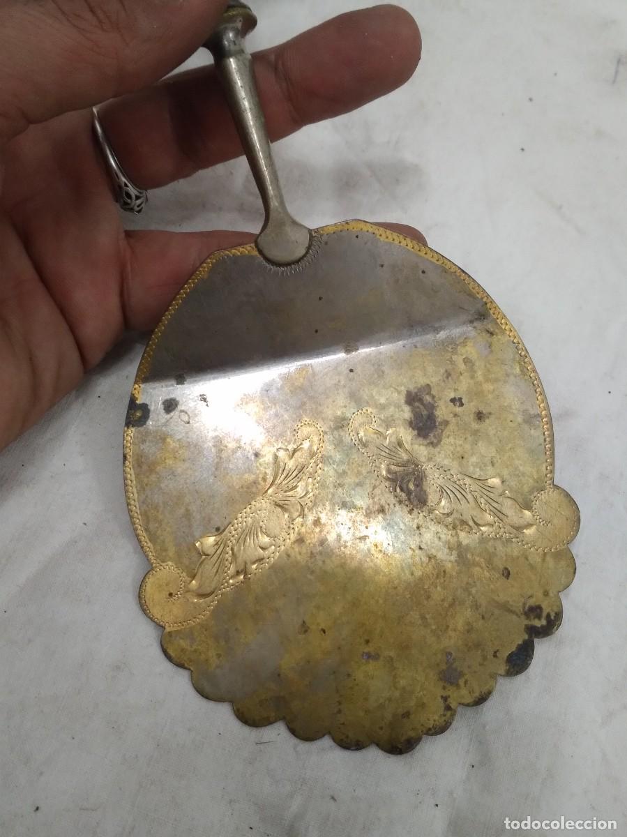 Antig&uuml;edades: Antigua Pala Servidor Para Postre Modernista - Foto 4