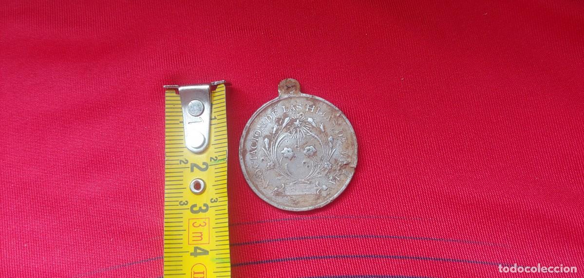 Antig&uuml;edades: MEDALLA MARIA INMACULADA,ALUMINIO. - Foto 3